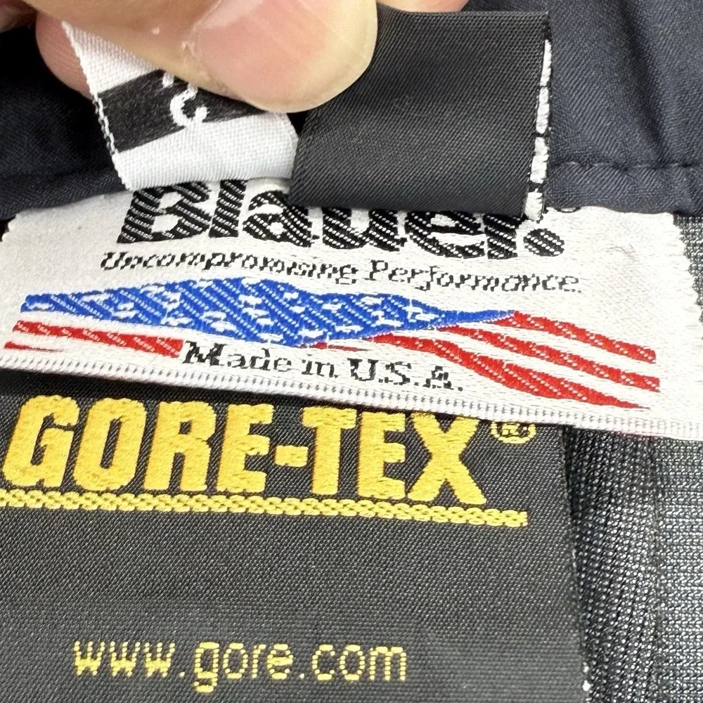 New BLAUER MADE IN USA Small Men's Gortex Waterproof Rain Cargo‎ Pants Navy
